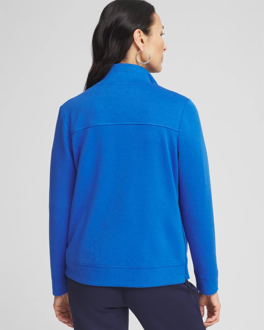 ジャケット・アウター LE CIEL BLEU Dip Dye Knit Zip up Top 36 Zenergy® Double Knit Jacket | Chico's
